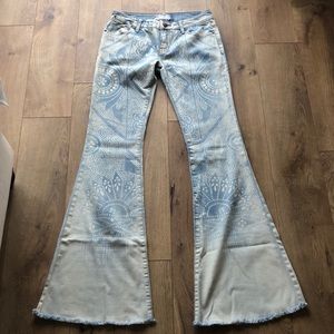 Free People retro flared jeans size 27